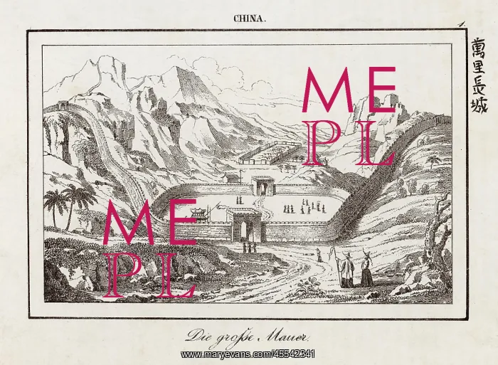 : China - Great Wall circa 1830 : China - Great Wall circa 1830
