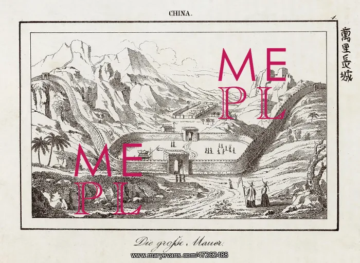: China - Great Wall circa 1830 : China - Great Wall circa 1830