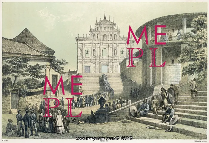  : CHINA / MACAO / CONVENT 1850