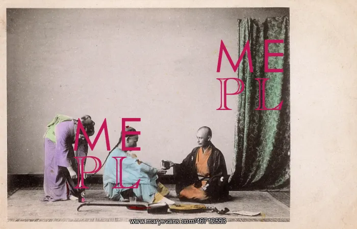 : China - Two Musicians having a break and a drink : China - Two Musicians having a break and a drink