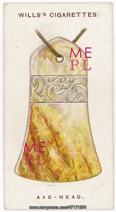: Chinese axe-head amulet, protection against witchcraft : Chinese axe-head amulet, protection against witchcraft