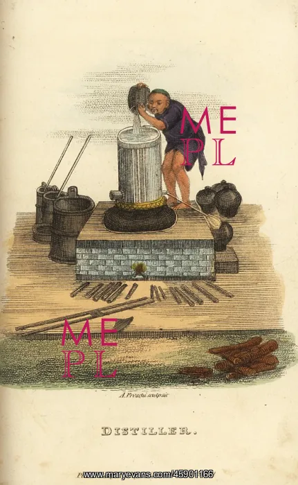: Chinese distiller making Cho-Chou or brandy : Chinese distiller making Cho-Chou or brandy