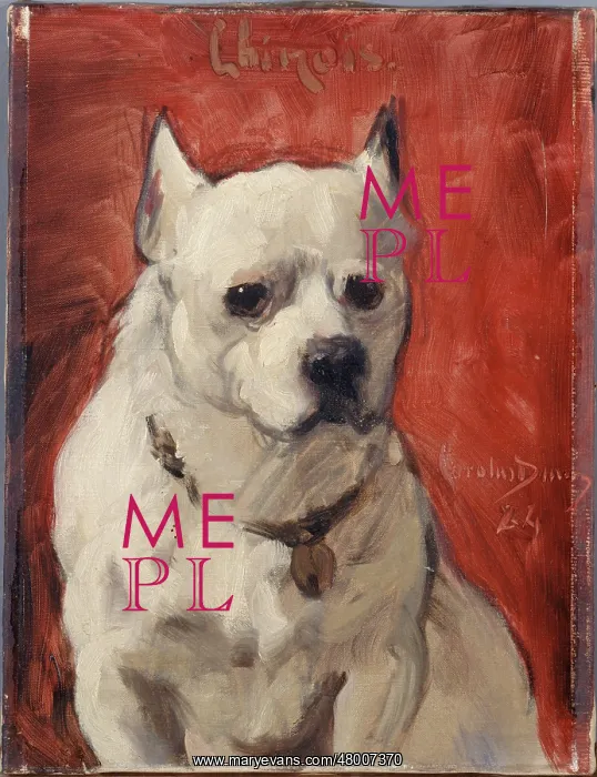 : The Chinese Dog, by Carolus Duran : The Chinese Dog, by Carolus Duran