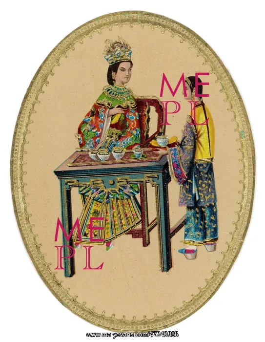 : CHINESE DRINKING TEA : CHINESE DRINKING TEA