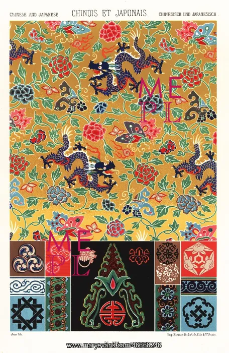 : Chinese and Japanese art: silk designs : Chinese and Japanese art: silk designs