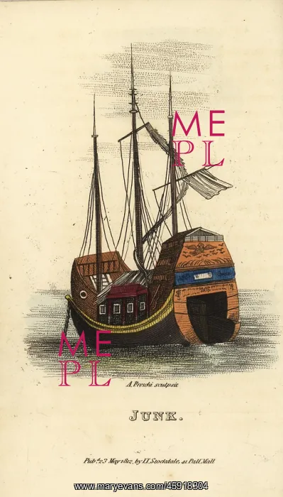 : Chinese junk, Qing Dynasty : Chinese junk, Qing Dynasty