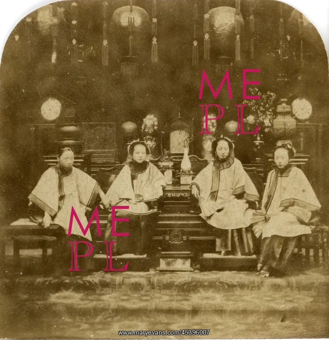 : Chinese Ladies form part of the Establishment of a Mandarin : Chinese Ladies form part of the Establishment of a Mandarin