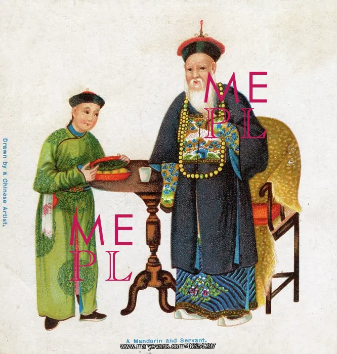 : Chinese Mandarin and Servant : Chinese Mandarin and Servant