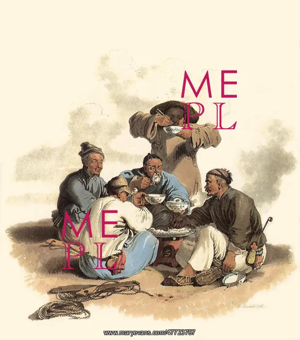  : Chinese Men Eating