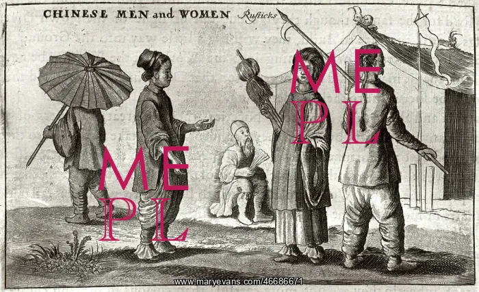 : Chinese men and women labeled Rusticks : Chinese men and women labeled Rusticks
