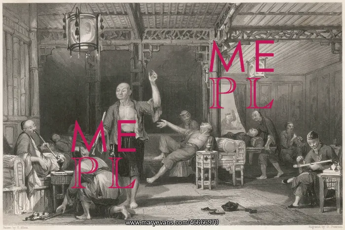  : Chinese opium den