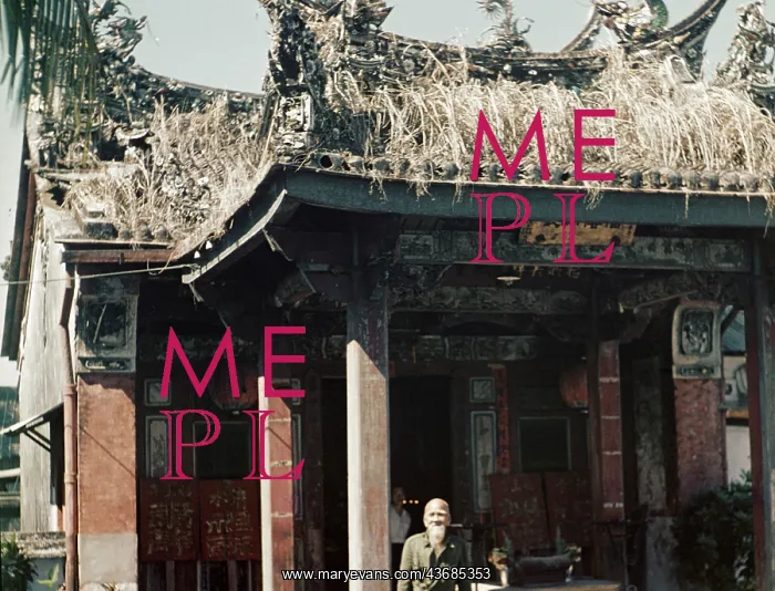 : Chinese Temple - Rangoon : Chinese Temple - Rangoon
