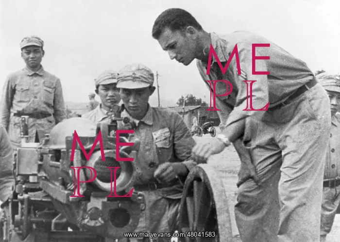 : Chinese troops trained by Americans : Chinese troops trained by Americans