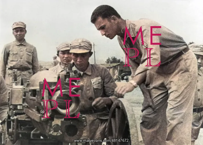 : Chinese troops trained by Americans : Chinese troops trained by Americans