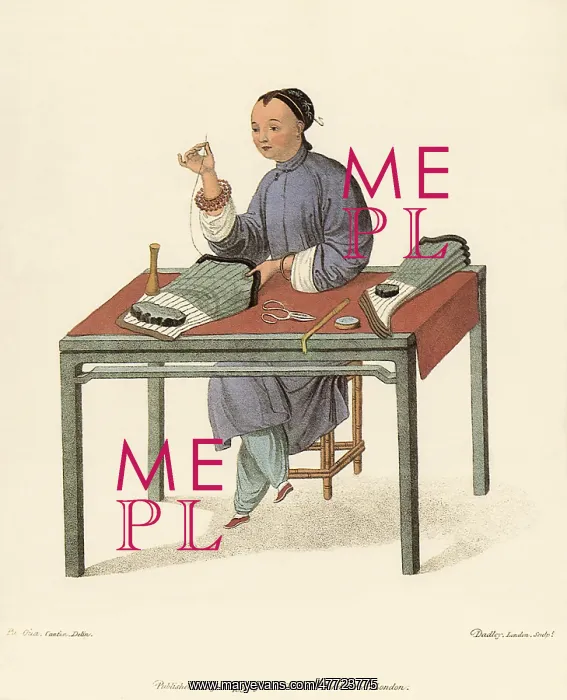  : Chinese Woman Sewing