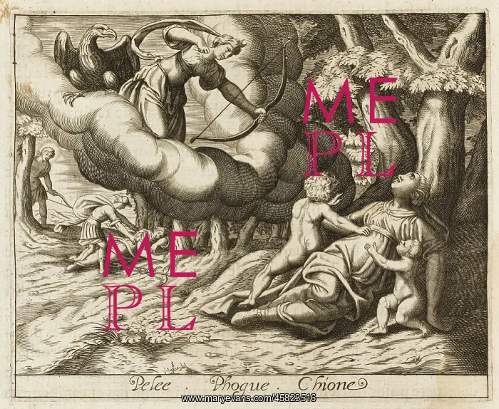 : Chione Killed by Diana : Chione Killed by Diana