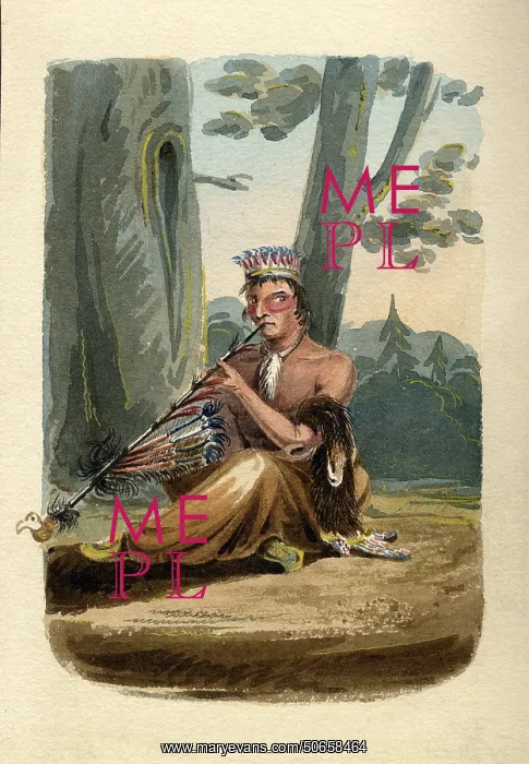 : Chippewa (Ojibwa) Chief, 1826 : Chippewa (Ojibwa) Chief, 1826