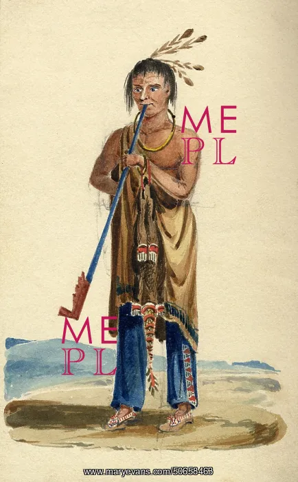 : Chippewa (Ojibwa) Man, 1826 : Chippewa (Ojibwa) Man, 1826