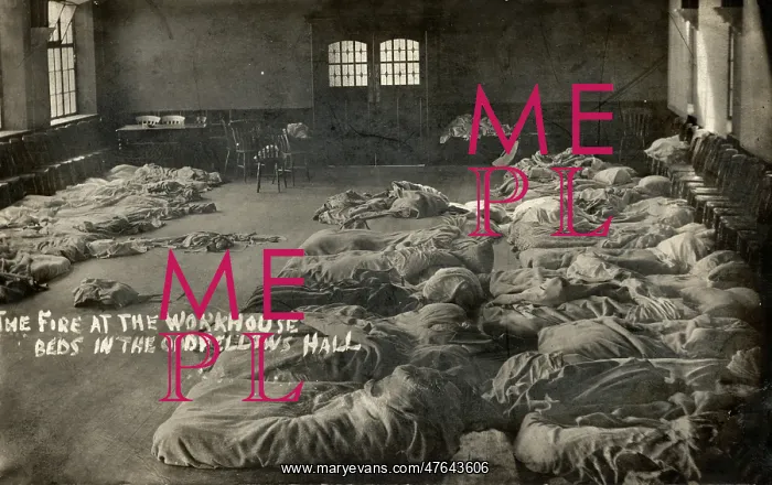 : Chipping Norton Workhouse - post-fire temporary beds : Chipping Norton Workhouse - post-fire temporary beds