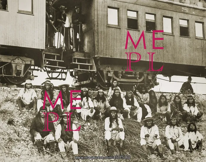 : Chiricahua Apache prisoners, including Geronimo : Chiricahua Apache prisoners, including Geronimo