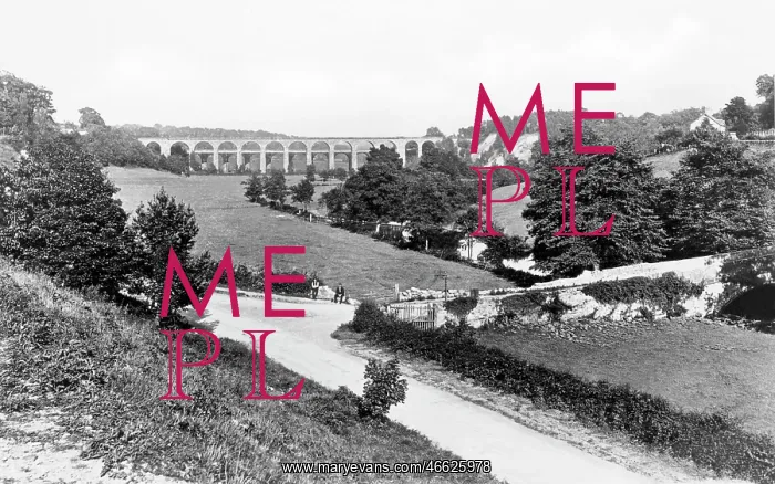 : Chirk, Viaduct From Glyn Valley c1900