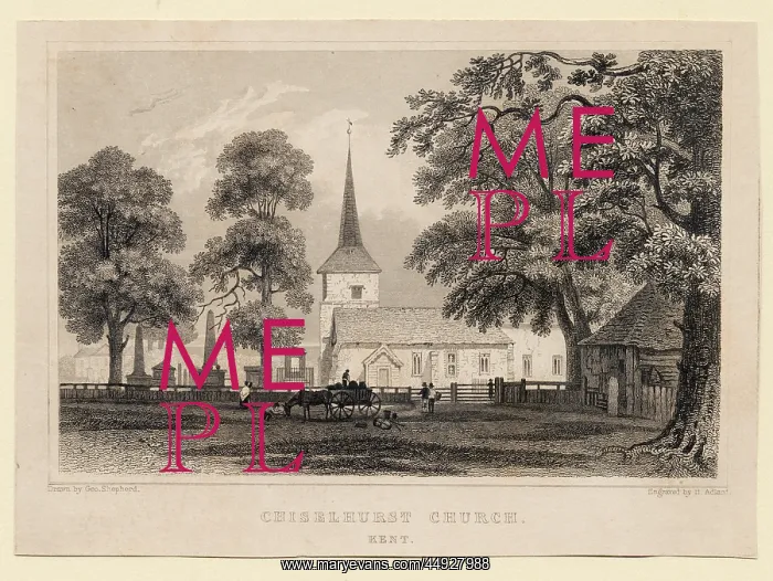 : Chislehurst Church. Kent : Chislehurst Church. Kent
