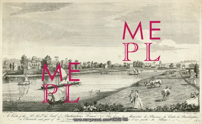 : Chiswick House engraving : Chiswick House engraving