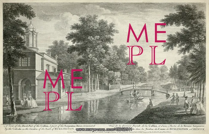 : Chiswick House engraving : Chiswick House engraving