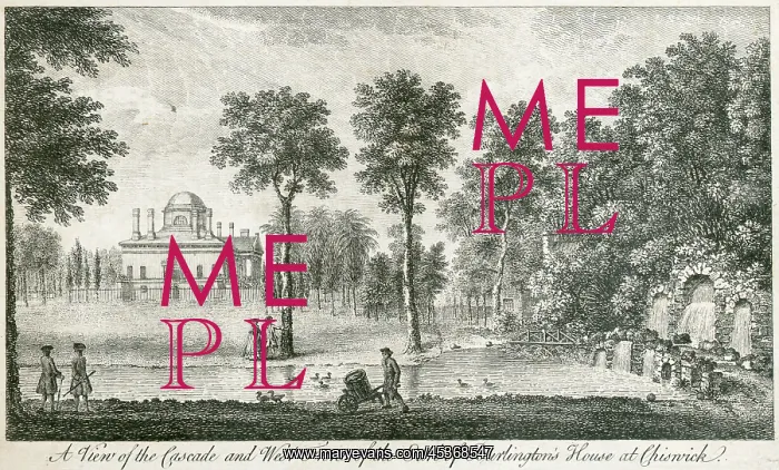 : Chiswick House engraving : Chiswick House engraving