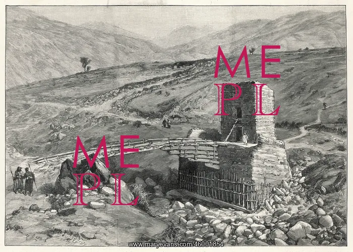 : CHITRAL BRIDGE 1895 : CHITRAL BRIDGE 1895
