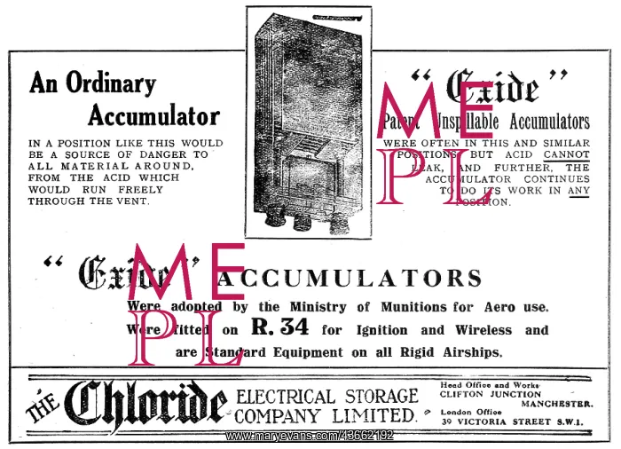 : Chloride Batteries. Exide Accumulators : Chloride Batteries. Exide Accumulators