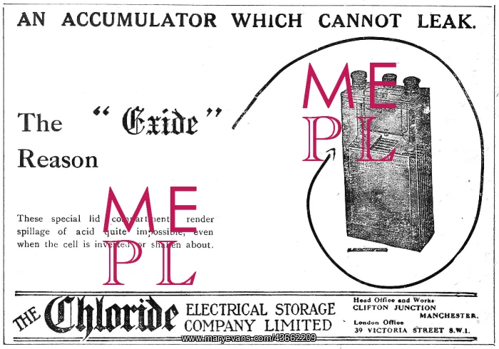 : Chloride Batteries. Exide Accumulators : Chloride Batteries. Exide Accumulators