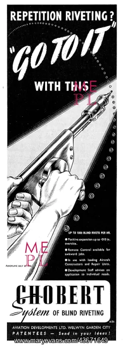 : The Chobert Blind Riveting System : The Chobert Blind Riveting System
