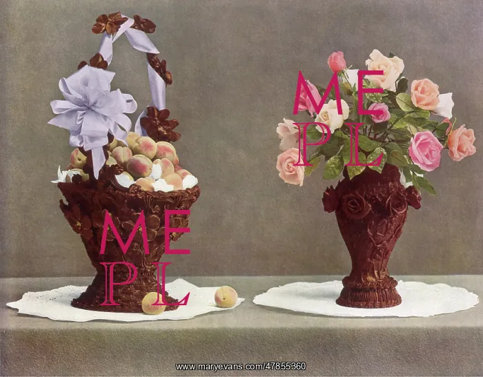 : Chocolate Basket and Vase : Chocolate Basket and Vase