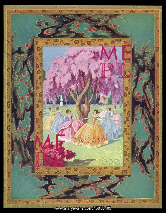 : Chocolate box design, ladies dancing : Chocolate box design, ladies dancing
