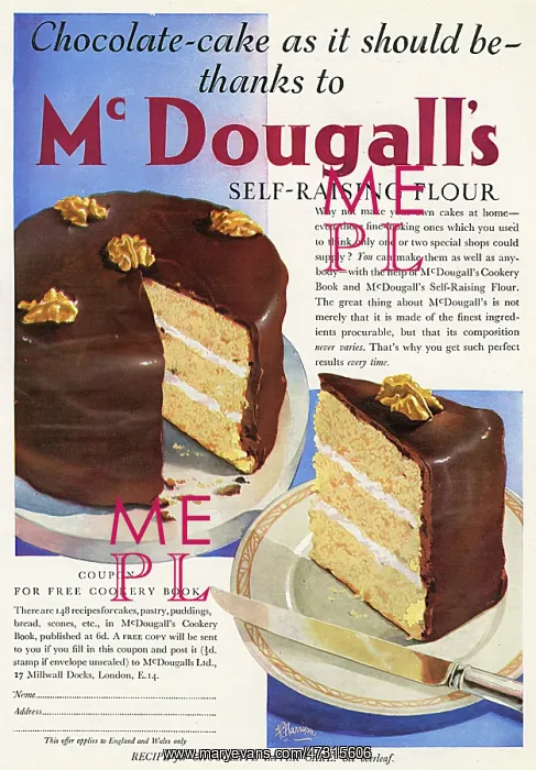 : CHOCOLATE CAKE 1932 : CHOCOLATE CAKE 1932
