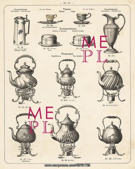 : Chocolate pot, tea cut, biscuit box, tea pot, etc : Chocolate pot, tea cut, biscuit box, tea pot, etc