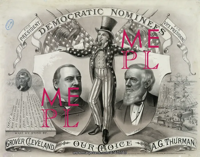  : Our choice, Grover Cleveland, A.G. Thurman. Democratic nomin