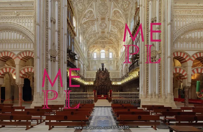 : Choir, Cathedral-Great Mosque, Cordoba, Andalusia, Spain : Choir, Cathedral-Great Mosque, Cordoba, Andalusia, Spain
