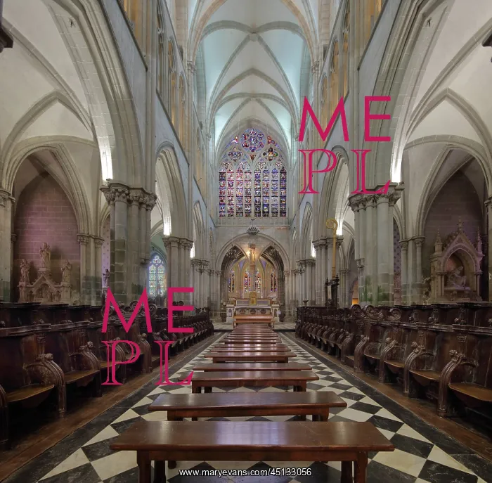: Choir, Cathedral Saint-Samson, Dol-de-Bretagne : Choir, Cathedral Saint-Samson, Dol-de-Bretagne