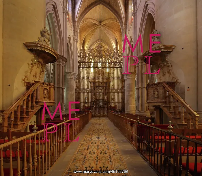 : Choir, Cuenca Cathedral, Cuenca, Spain : Choir, Cuenca Cathedral, Cuenca, Spain