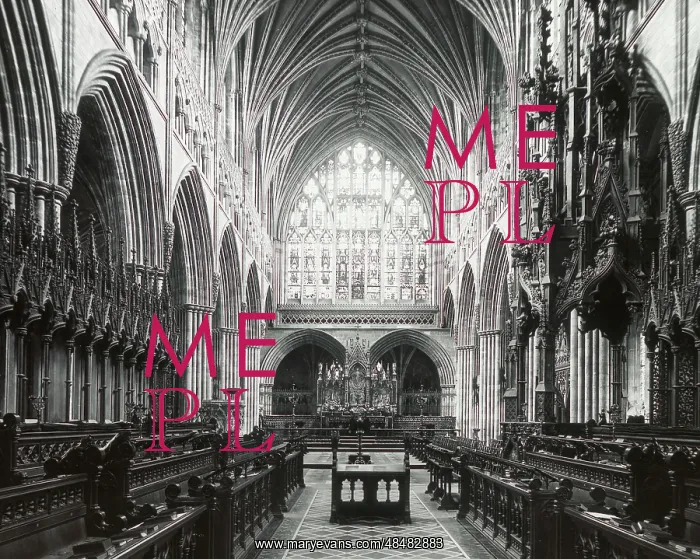  : The Choir, Exeter Cathedral, looking east