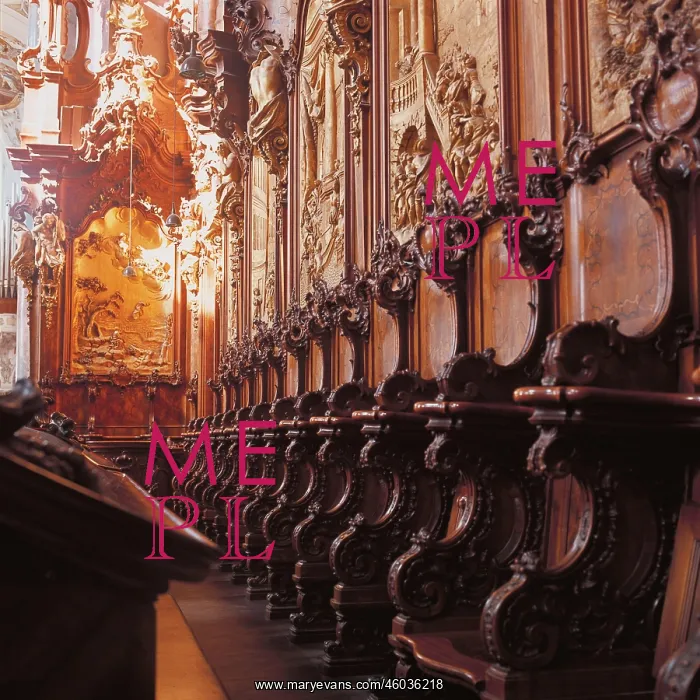 : Choir stalls in the minster Ottobeuren : Choir stalls in the minster Ottobeuren