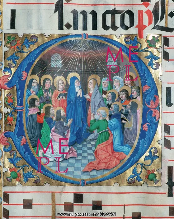 : Choirbook number 7. Gregorian chant. 15th. century. The Visi : Choirbook number 7. Gregorian chant. 15th. century. The Visi