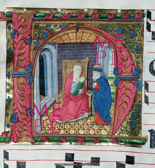 : Choirbook number 9. Gregorian chant. 15th. century. The Virg : Choirbook number 9. Gregorian chant. 15th. century. The Virg