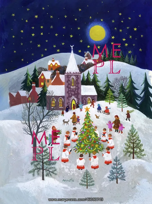  : Choirboys around Christmas Tree