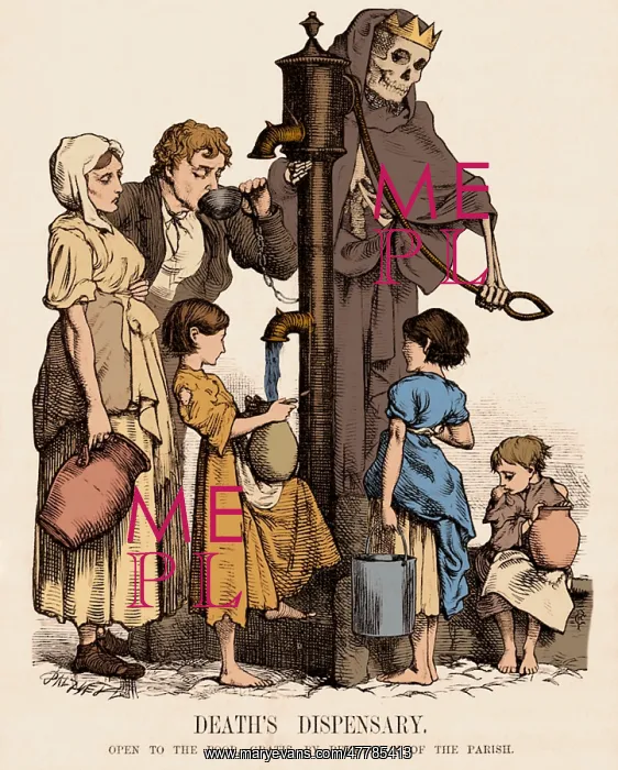 : Cholera-Infected Pump, 1854 : Cholera-Infected Pump, 1854