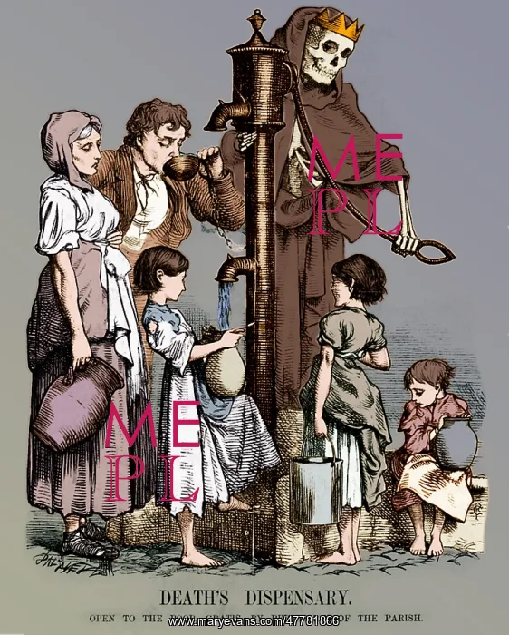 : Cholera-infected Water Pump, 1854 : Cholera-infected Water Pump, 1854
