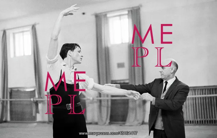  : Choreographer Asaf Messerer and ballet dancer