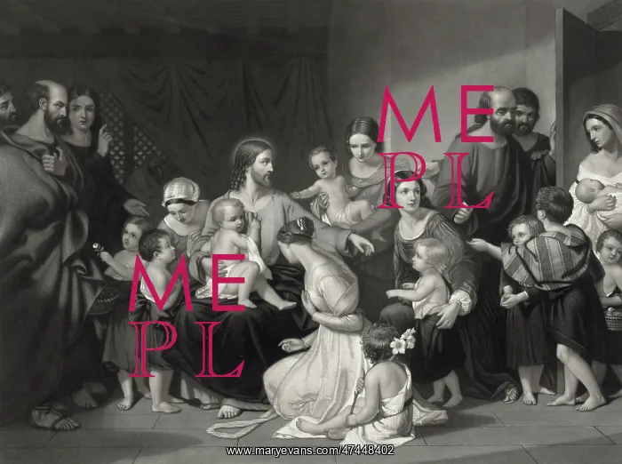 : Christ blessing little children : Christ blessing little children
